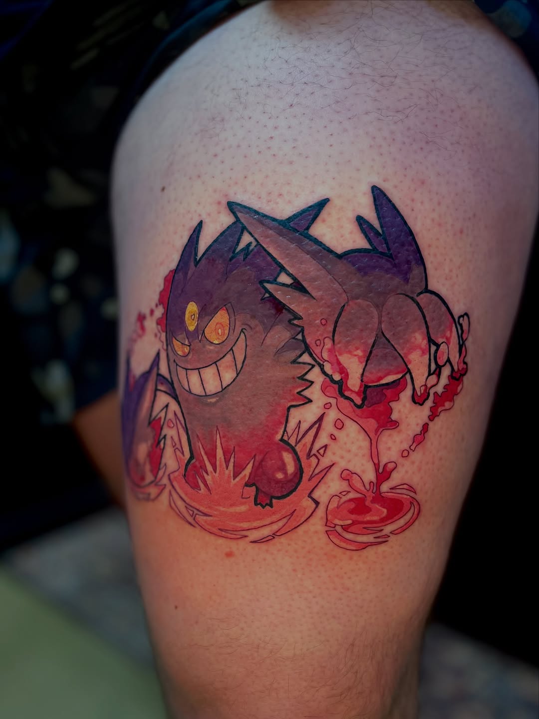 Tattoo by @made_by_mathis — anime, new_school