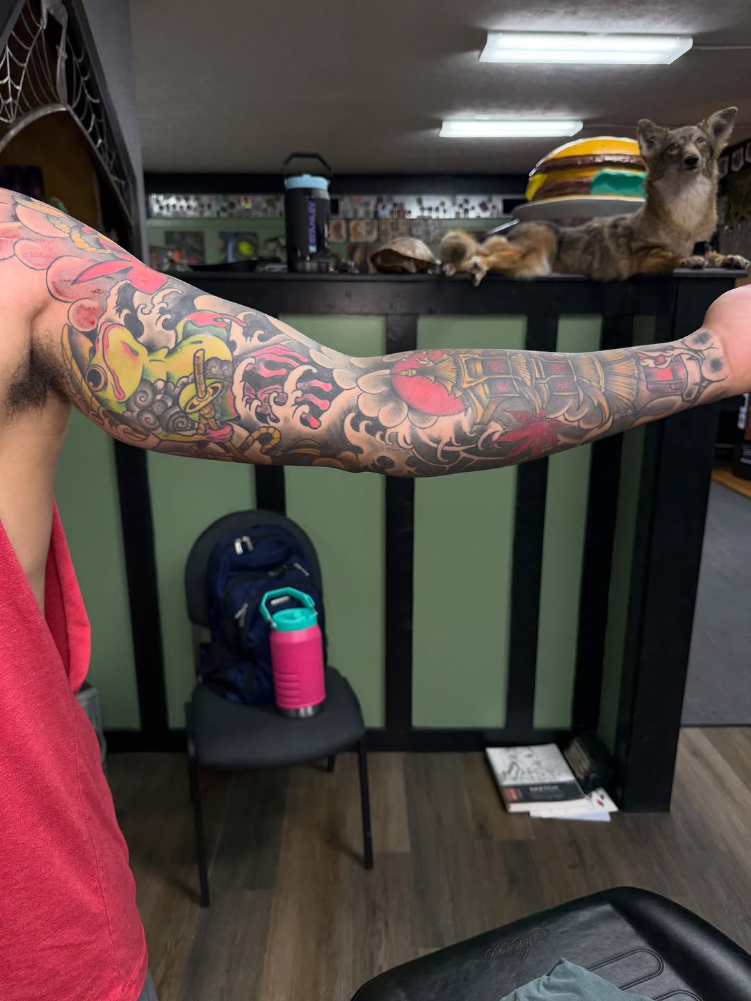 Tattoo by @camenglandtattoos — japanese_irezumi, black_and_grey