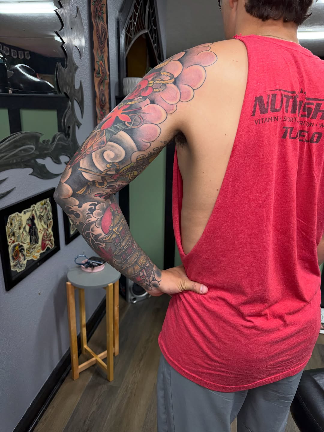 Tattoo by @camenglandtattoos — japanese_irezumi, black_and_grey