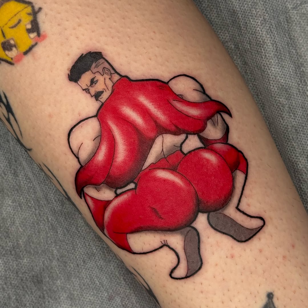 Tattoo by @roselutattoo — new_school, anime