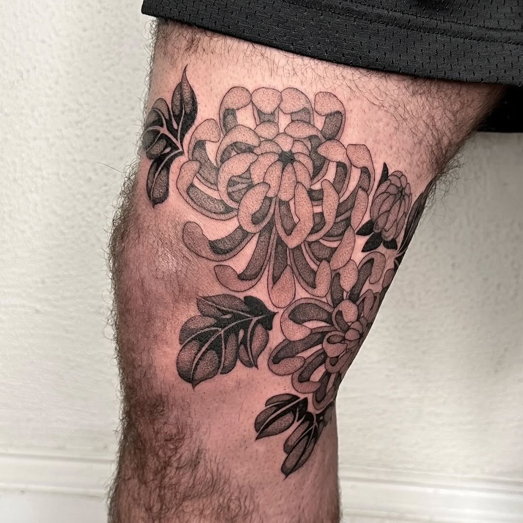 Tattoo by @tattoo.olive — japanese_irezumi, black_and_grey