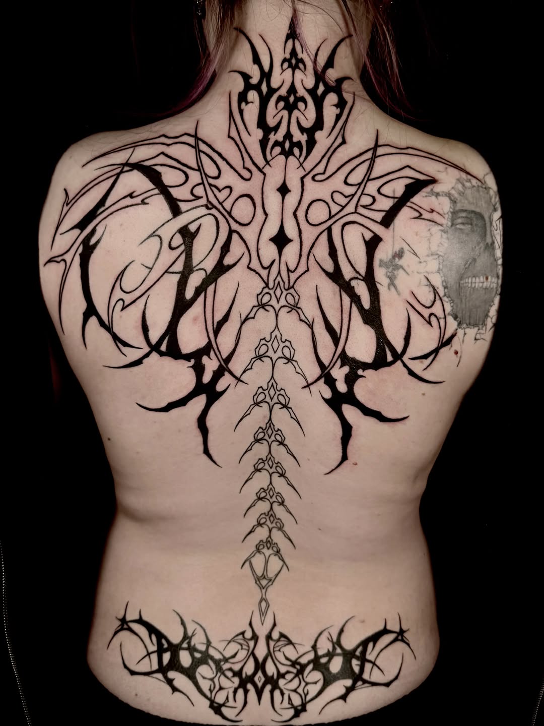 Tattoo by @vampirink.squid โ blackwork, ornamental