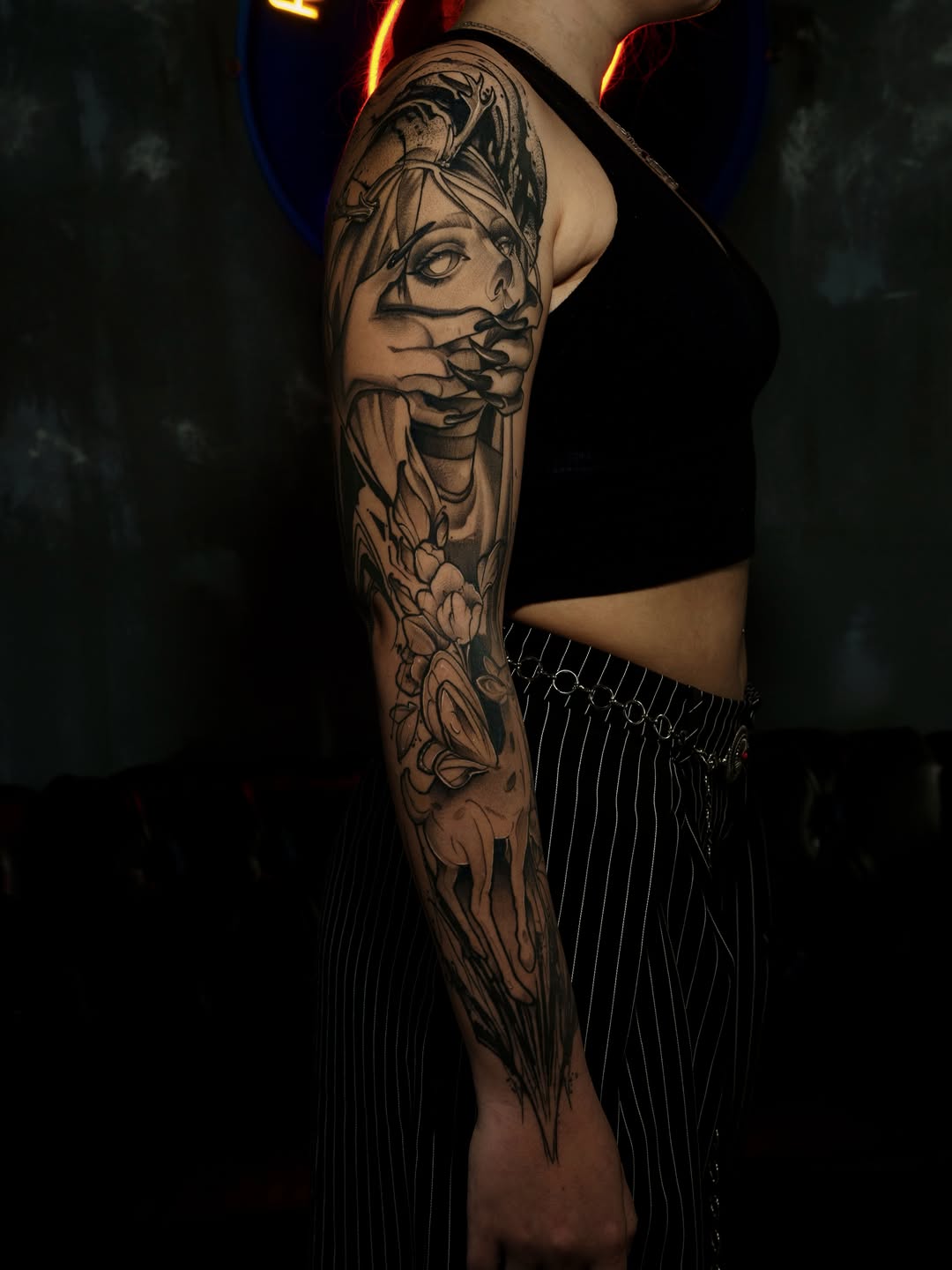 Tattoo by @key_artattoo — black_and_grey