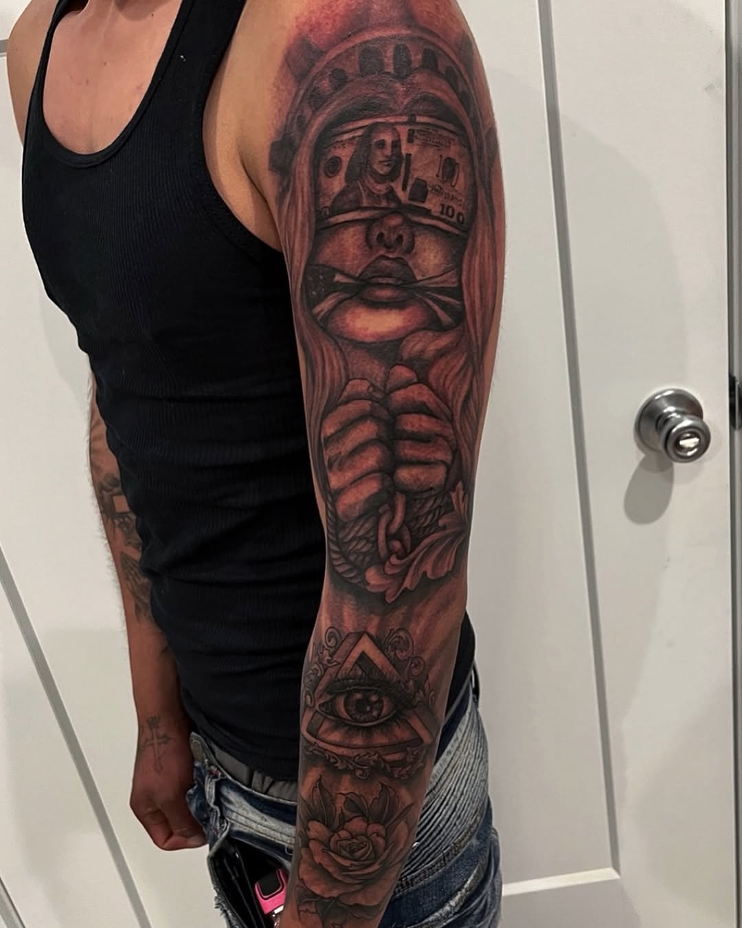 Tattoo by @dl.tattooos — realism, black_and_grey