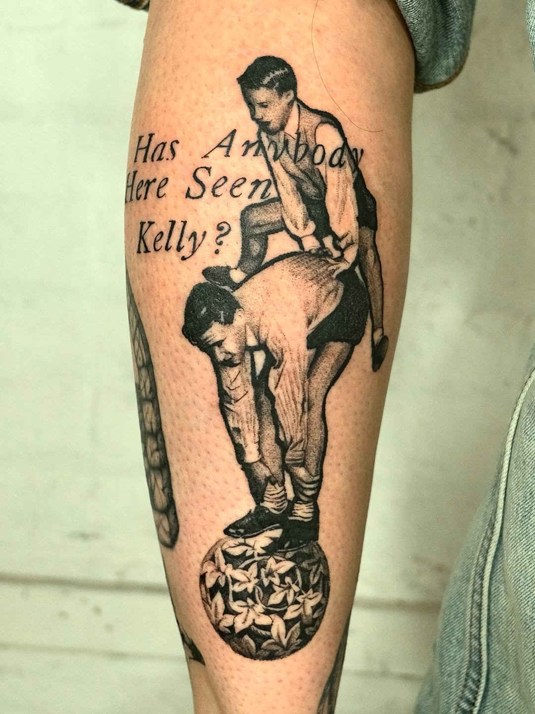 Tattoo by @zanereti — realism, lettering_script