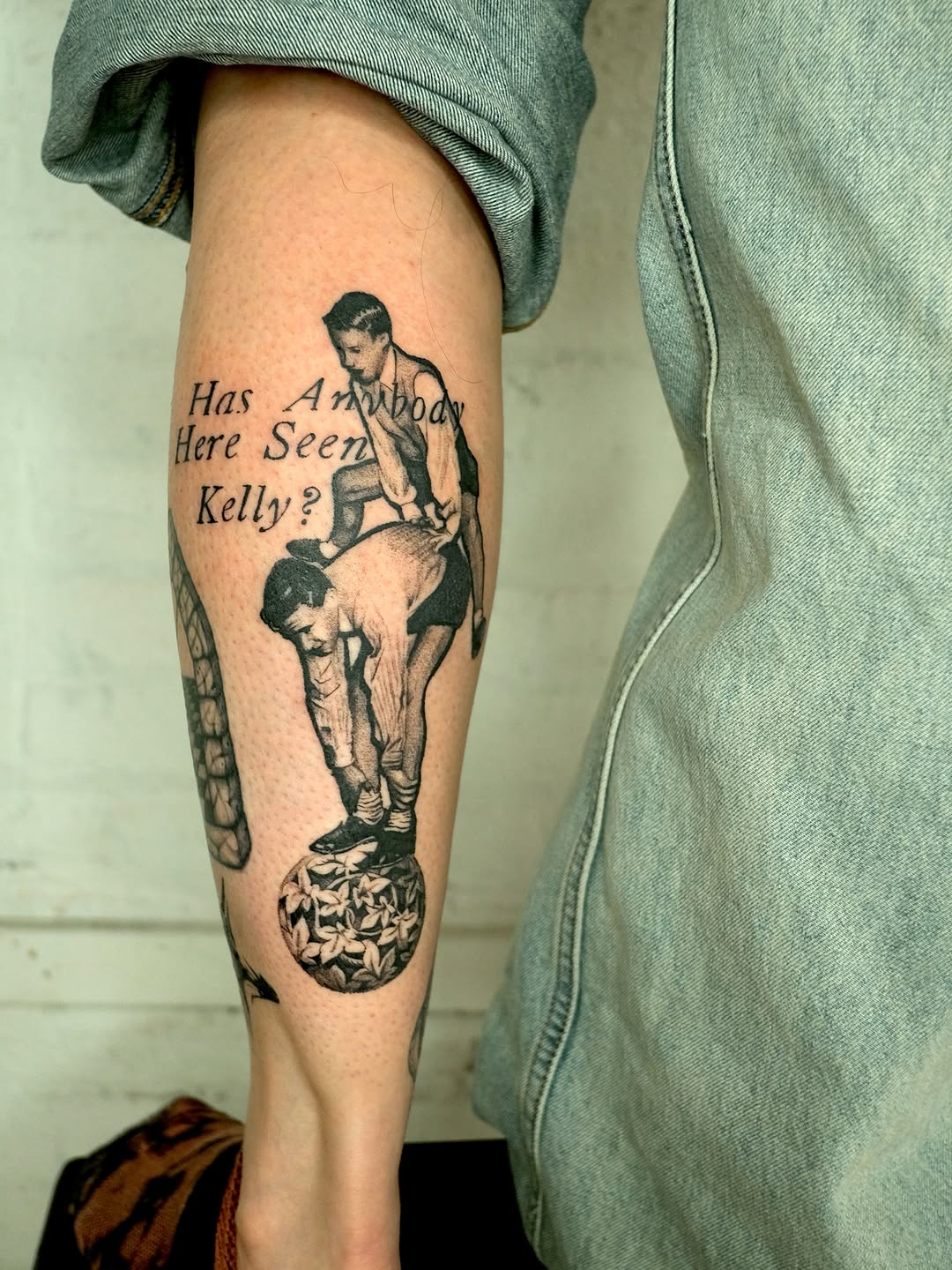 Tattoo by @zanereti — black_and_grey