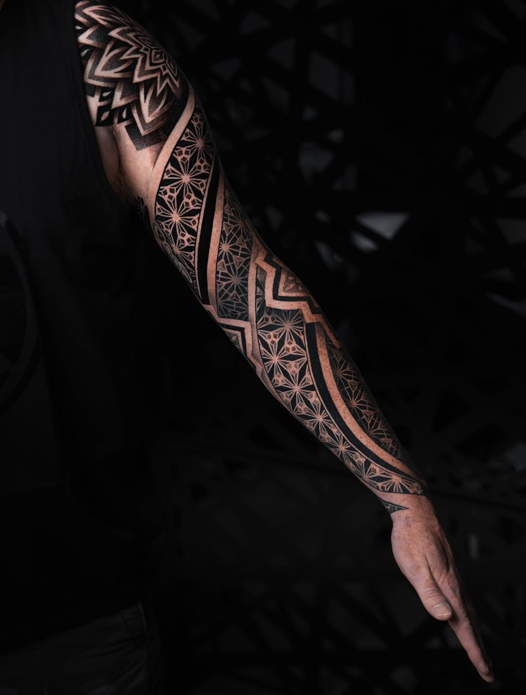 Tattoo by @ilyacascad — geometric, blackwork