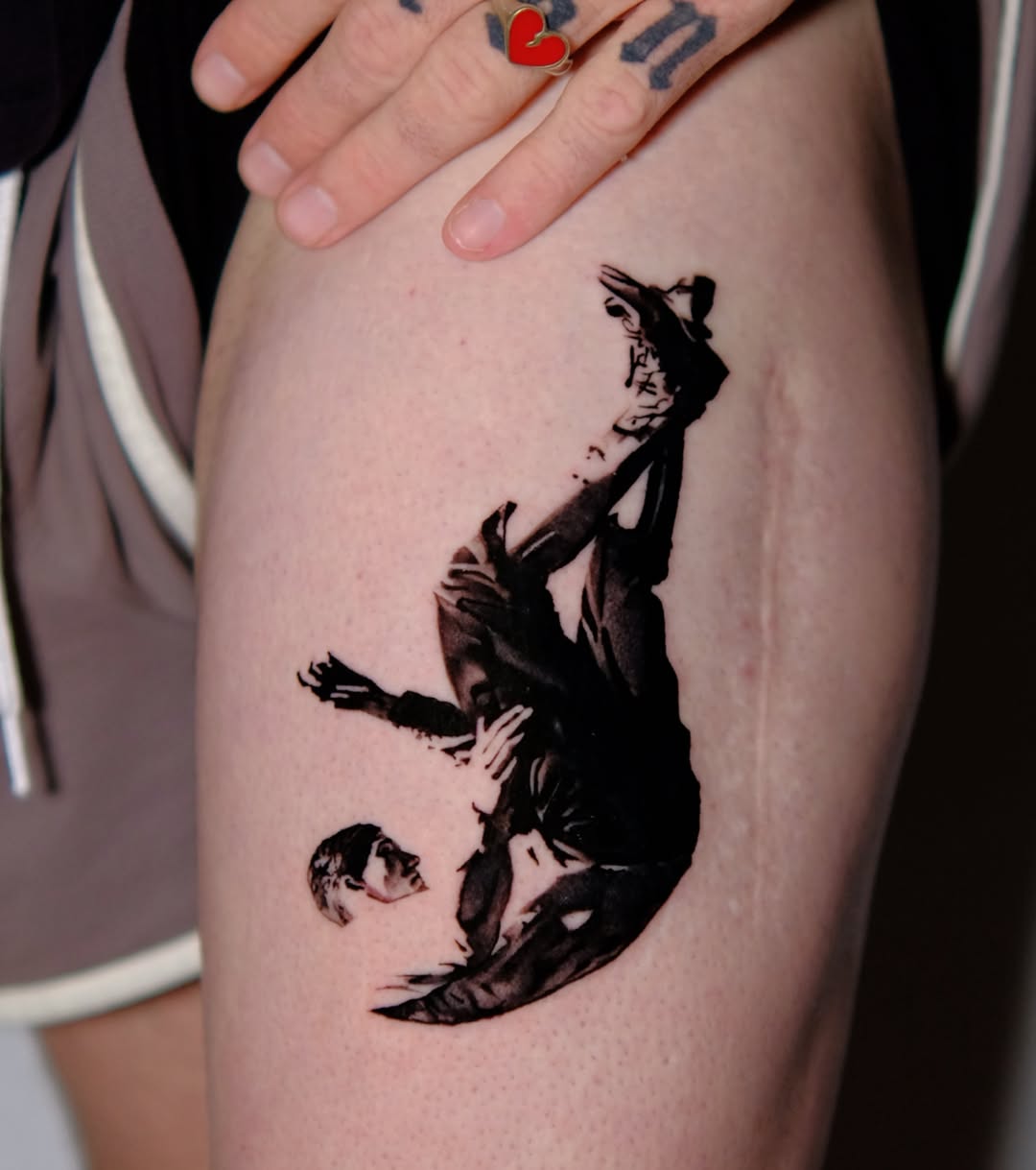Tattoo by @maksim_patrick — blackwork