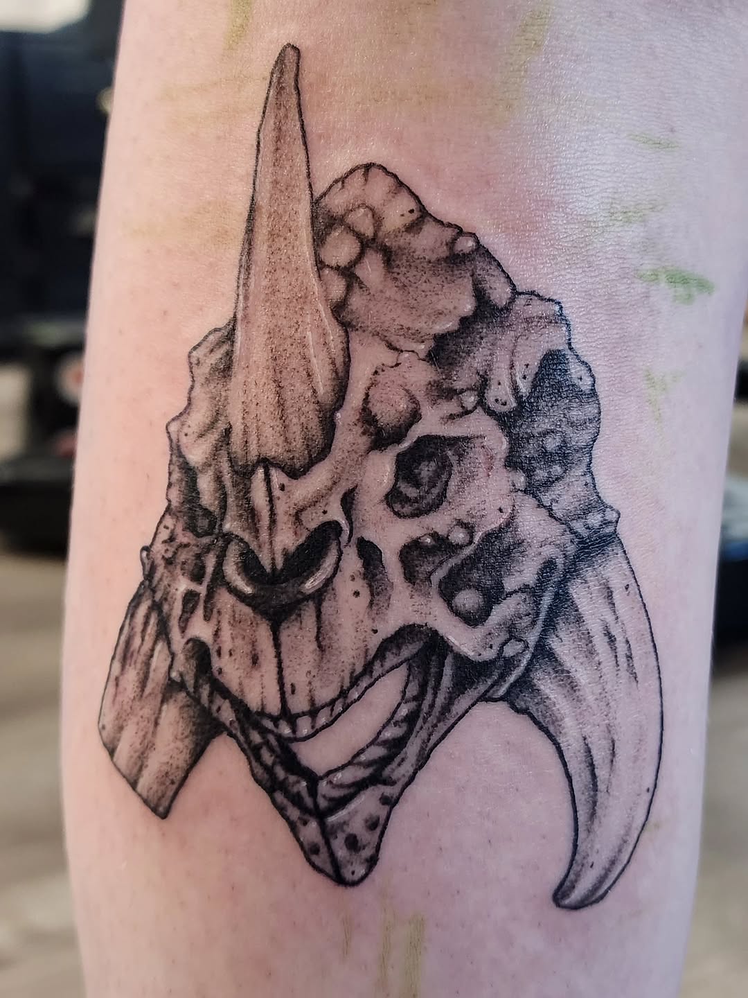 Tattoo by @kaylaalyak__ — black_and_grey, realism