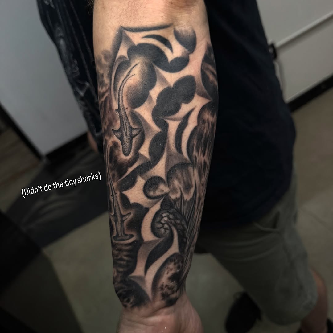 Tattoo by @aleman.adan — black_and_grey, realism