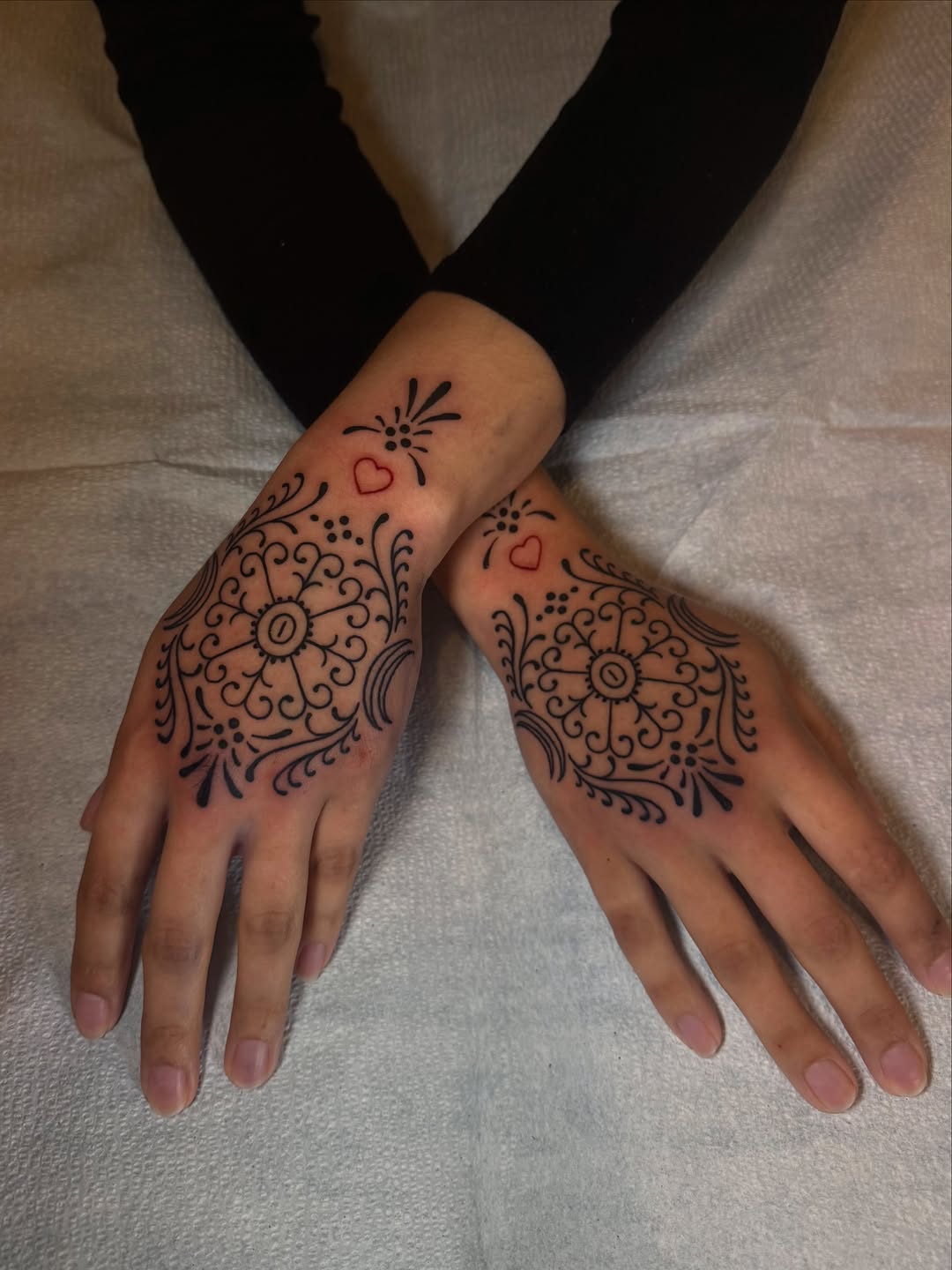 Tattoo by @dojatatt — illustrative, ornamental