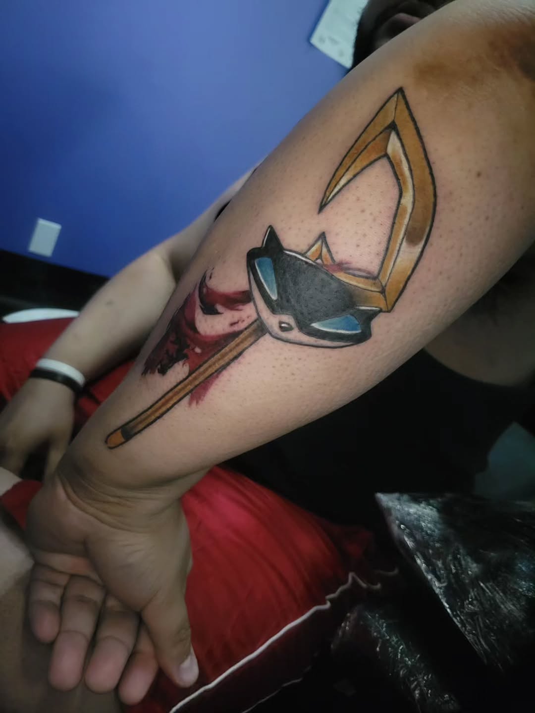 Tattoo by @inky.cauldron.tattoo — anime