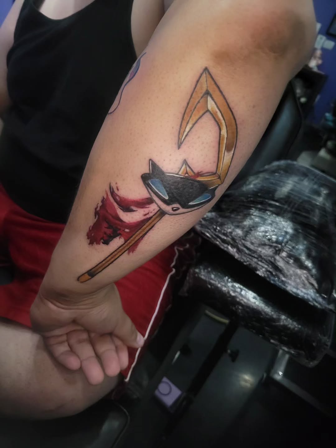 Tattoo by @inky.cauldron.tattoo — new_school, anime