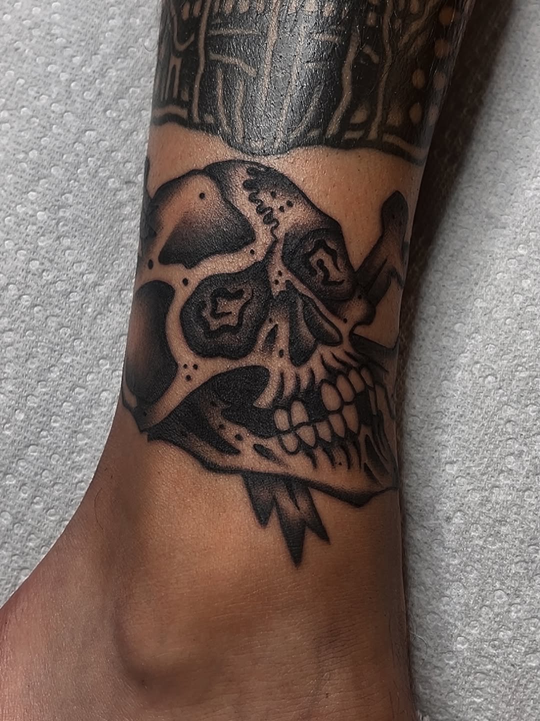 Tattoo by @jckbtattoos — blackwork, illustrative