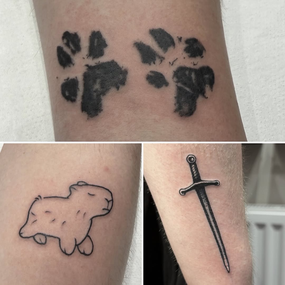 Tattoo by @electricxwarlock โ blackwork