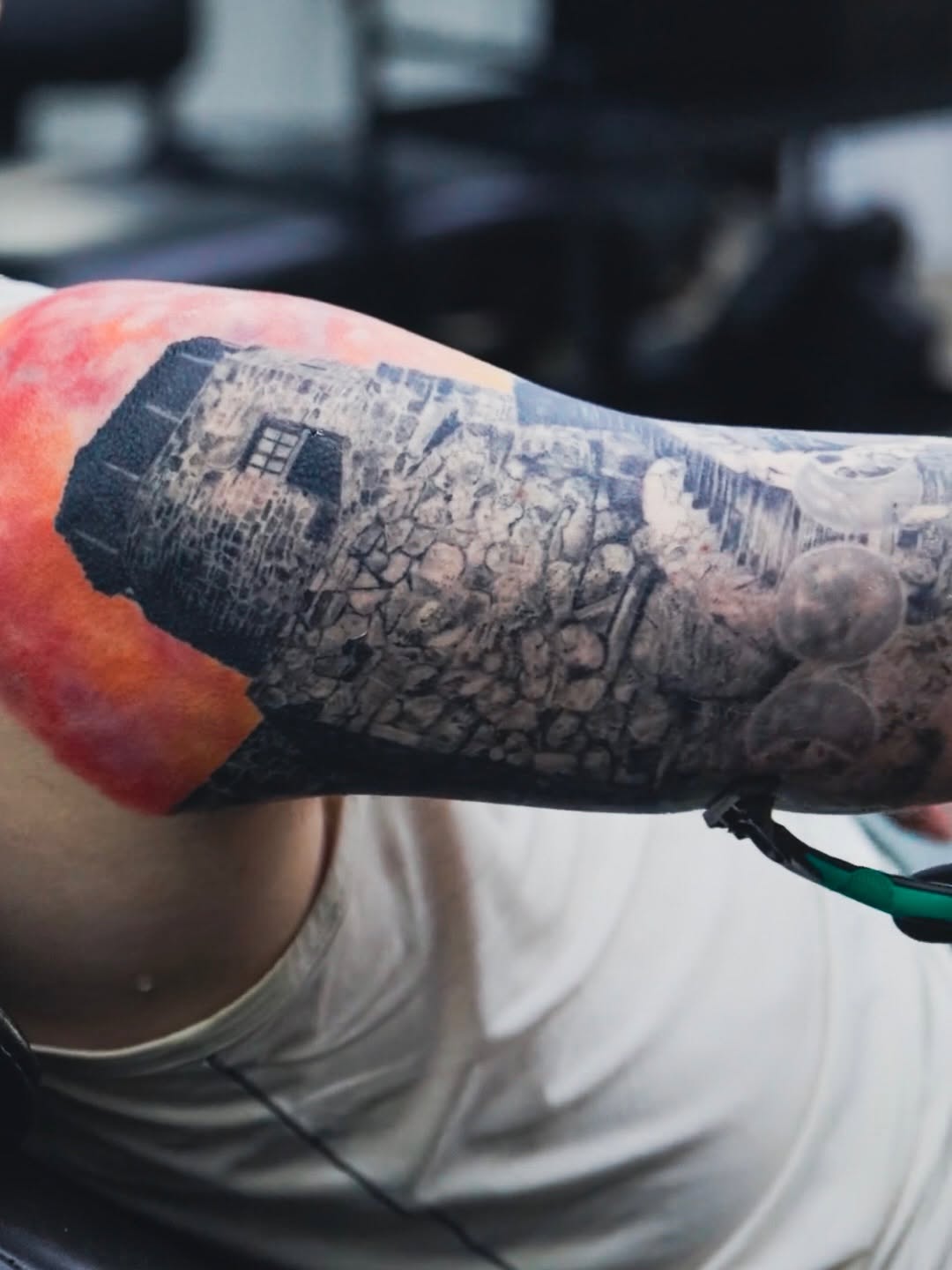Tattoo by @calebwhitetattoos — realism, black_and_grey