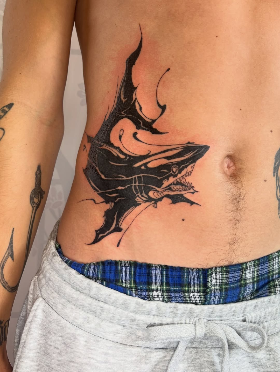 Tattoo by @artem.tattoos — blackwork, illustrative
