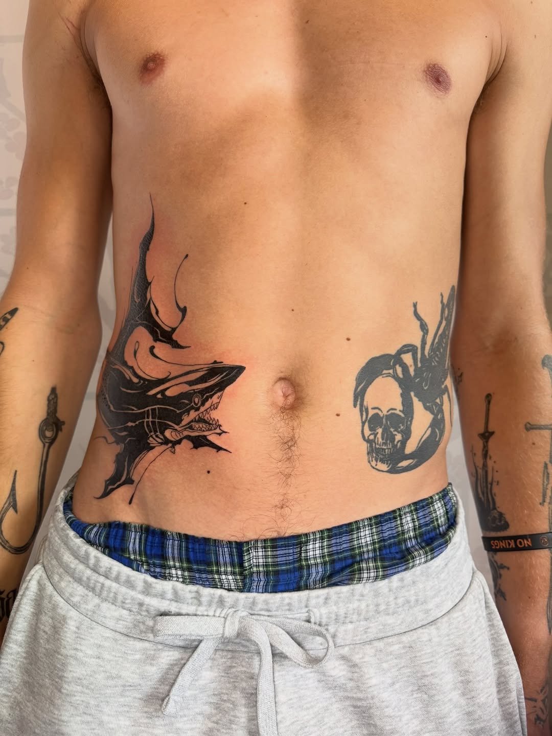 Tattoo by @artem.tattoos — blackwork, illustrative