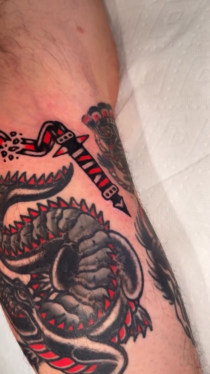 Tattoo by @alexjoelletattooer — american_traditional
