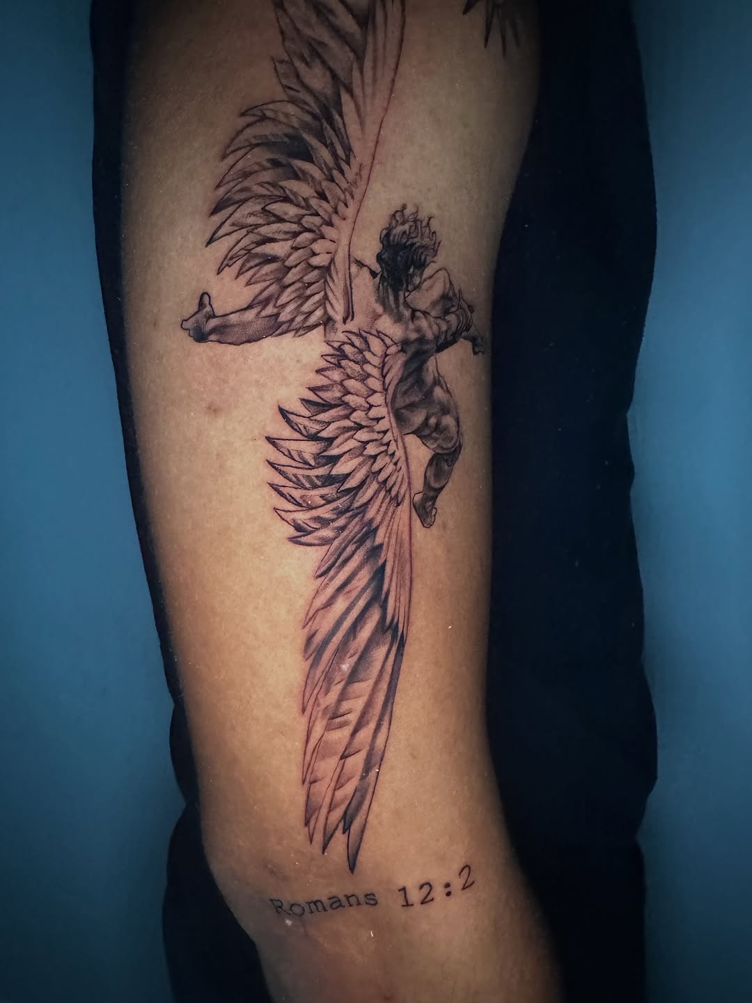 Tattoo by @mawlo1nk — black_and_grey, realism