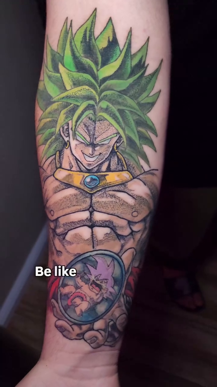 Tattoo by @kamuy.art โ anime, illustrative