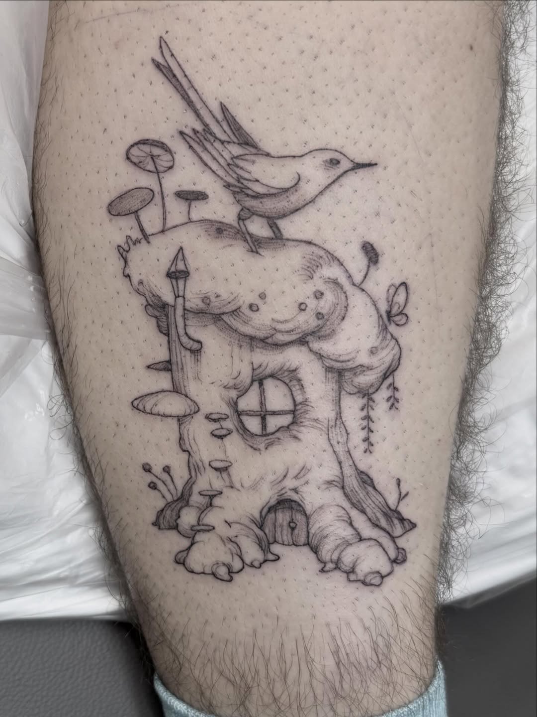 Tattoo by @peterharren — dotwork