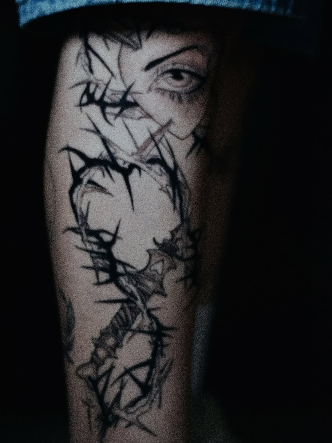 Tattoo by @maalaacaaraa โ black_and_grey, dark_realism