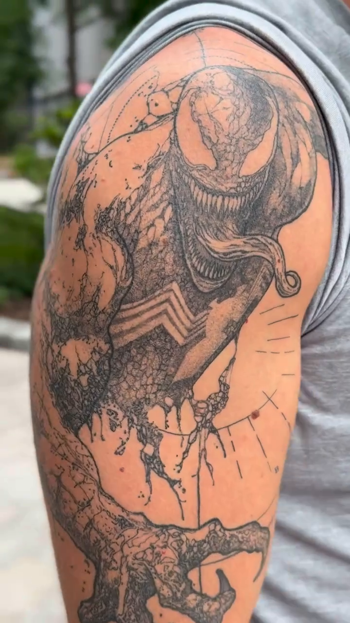 Tattoo by @julia.bo.tattoo — dark_realism, blackwork