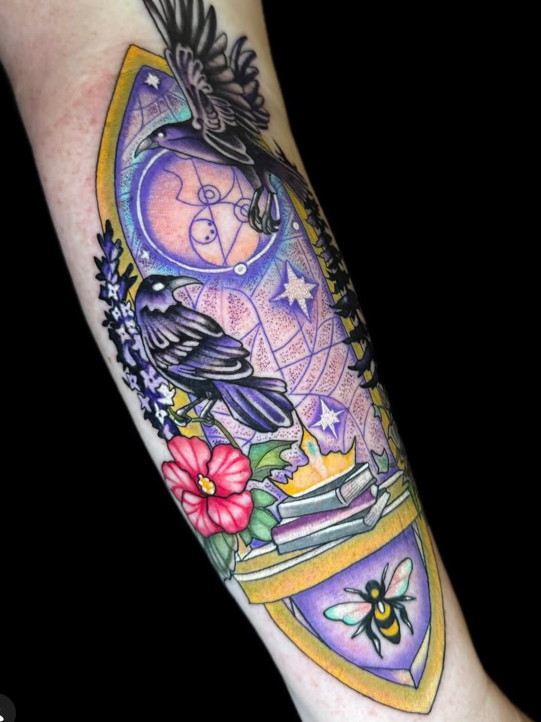 Tattoo by @keishanicole.tattoo β illustrative, black_and_grey