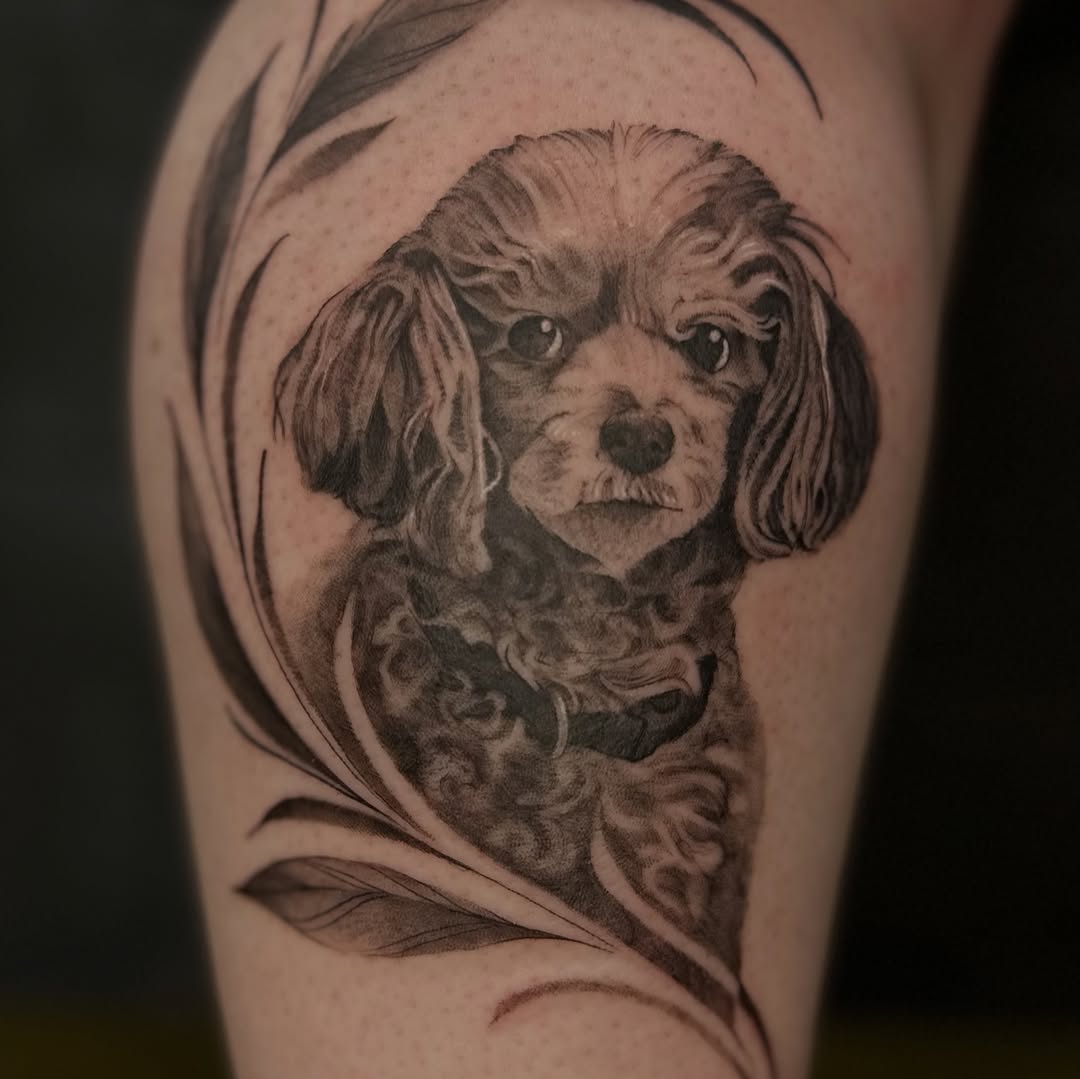 Tattoo by @amamor.art — realism, black_and_grey
