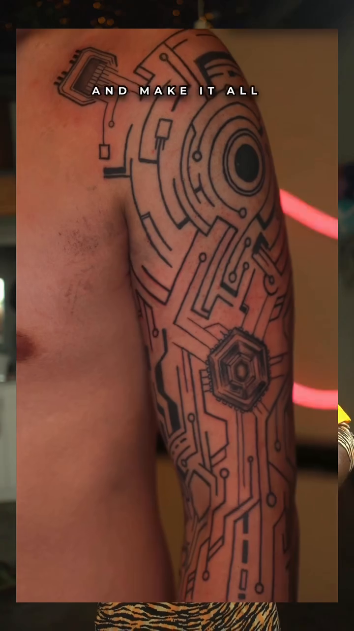 Tattoo by @tatzu__ โ geometric, blackwork