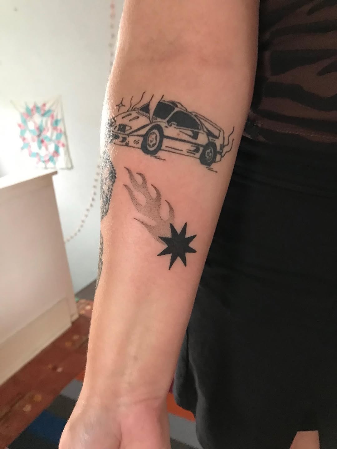 Tattoo by @hocuspokus_ — illustrative, black_and_grey