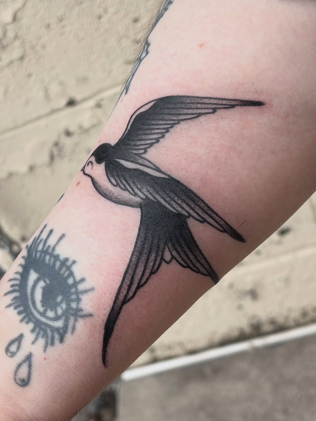 Tattoo by @butcher_boy_tattoos — american_traditional, black_and_grey