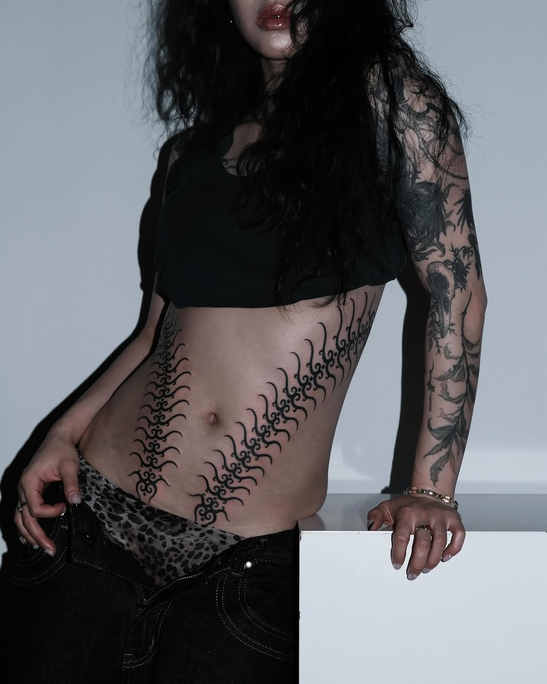 Tattoo by @fishermaaaaaaaan — blackwork, ornamental