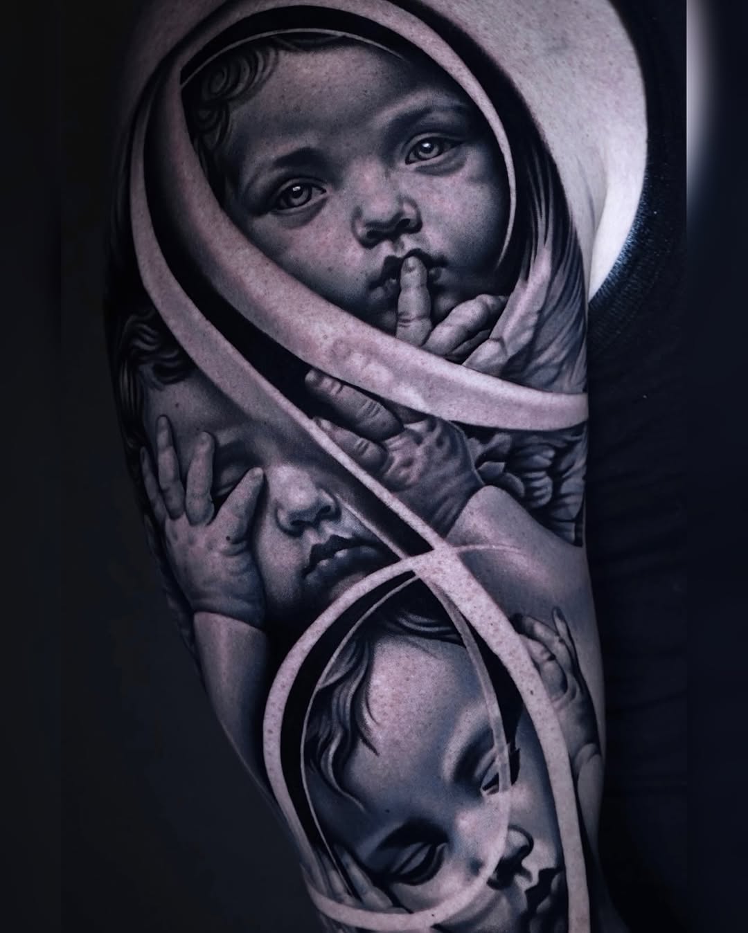 Tattoo by @midas_shadowhunters_tt — realism, black_and_grey