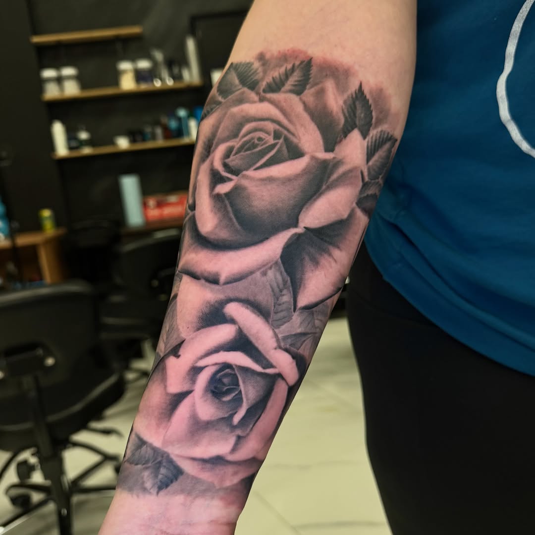 Tattoo by @tuannguyen_tattoo — realism, black_and_grey
