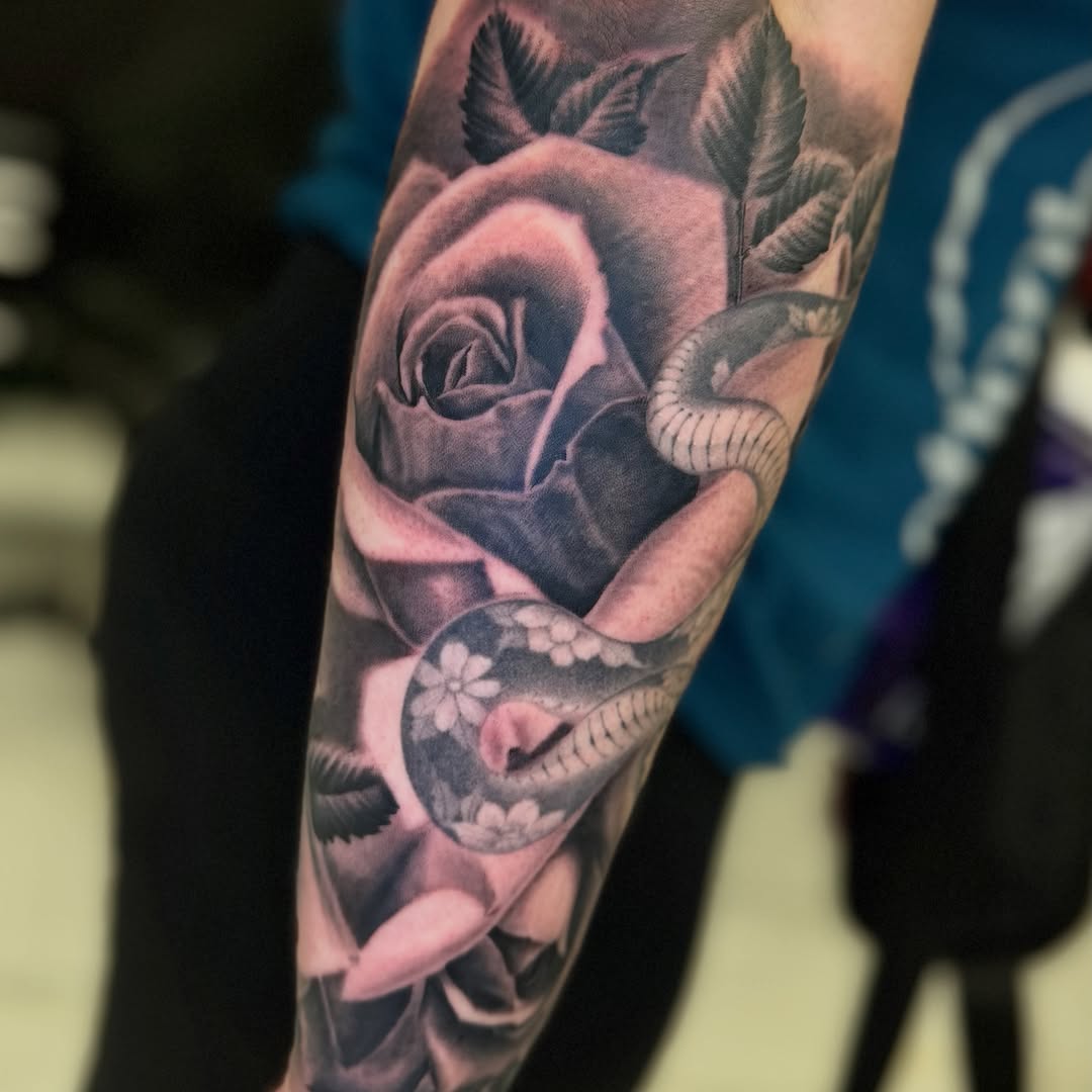 Tattoo by @tuannguyen_tattoo — realism, black_and_grey