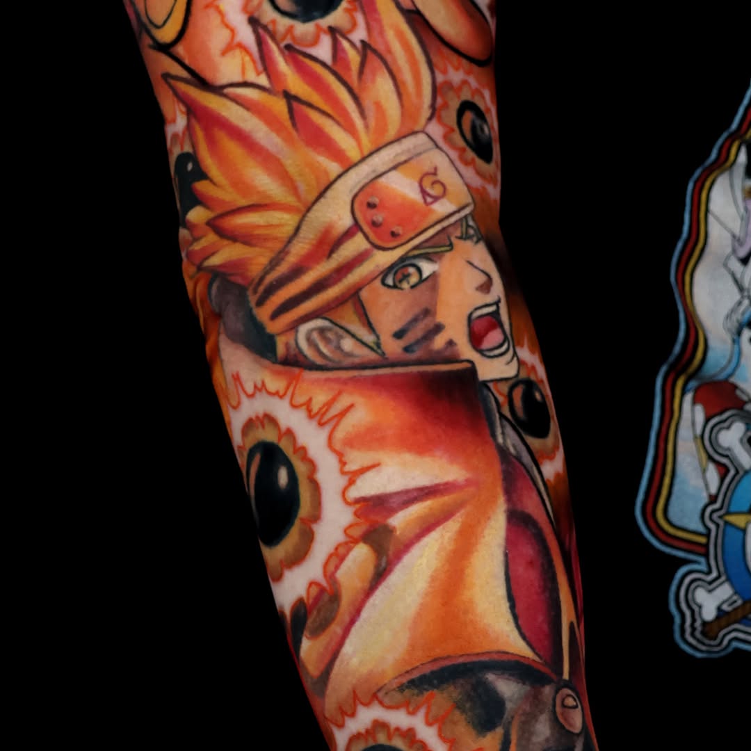 Tattoo by @xcalibertattoo — anime, realism
