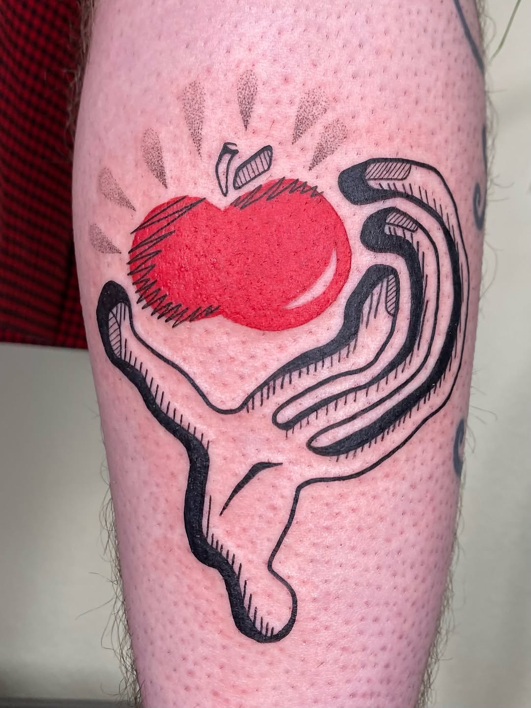Tattoo by @sirpluswherehouse — ignorant, blackwork