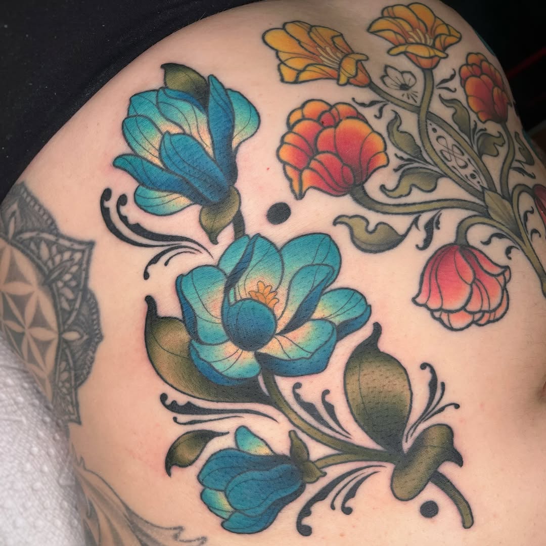 Tattoo by @emidoesart — neo_traditional, ornamental