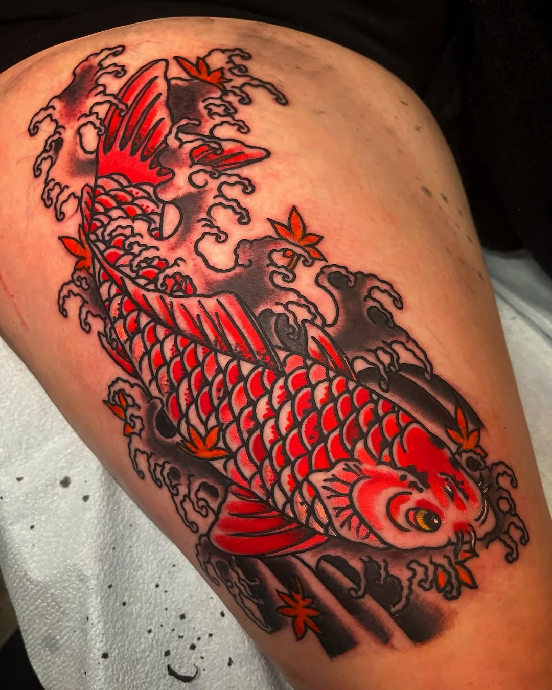 Tattoo by @arrontattoos — japanese_irezumi
