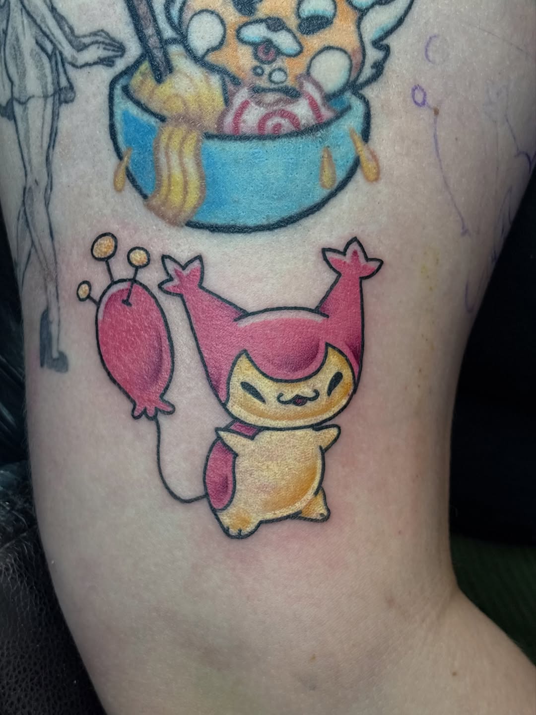 Tattoo by @cult.bunni โ illustrative, anime