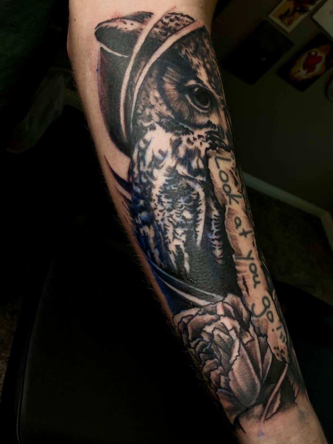 Tattoo by @_tattoosbynessa___ — realism, black_and_grey