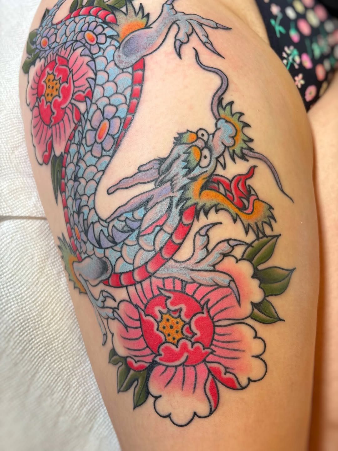 Tattoo by @peeweepain — japanese_irezumi, neo_traditional