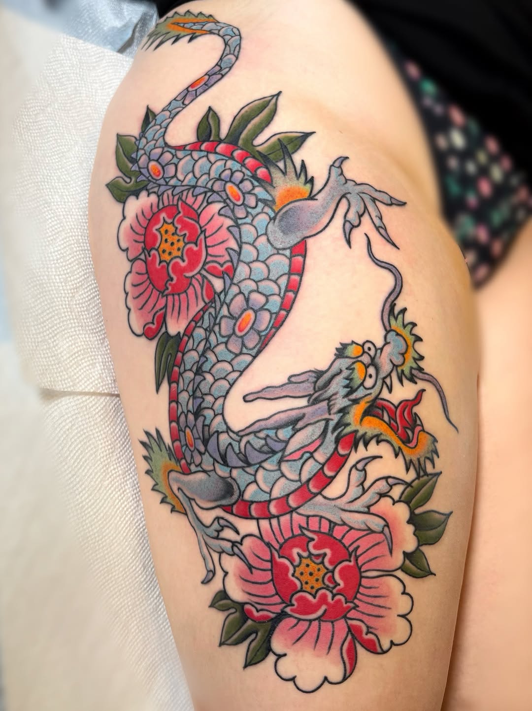 Tattoo by @peeweepain — japanese_irezumi