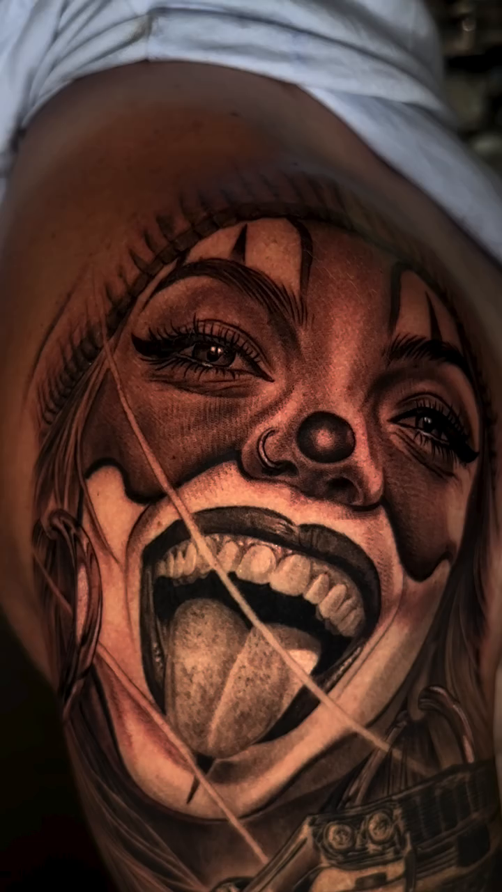 Tattoo by @jessewhitetattoo — black_and_grey, realism