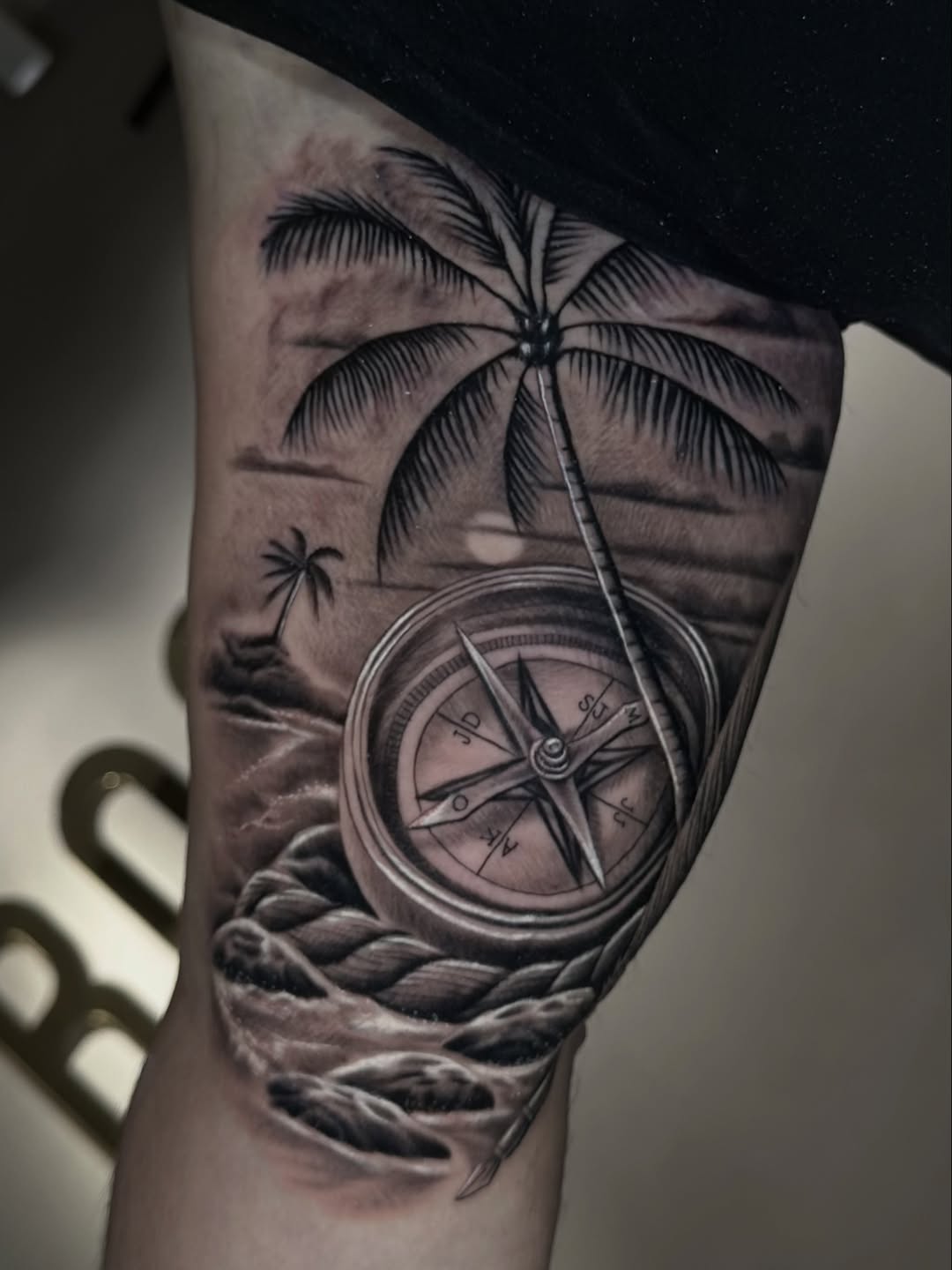 Tattoo by @tattoo_done — black_and_grey, realism