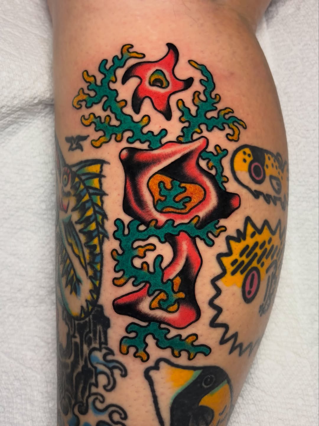 Tattoo by @davidarmacost โ new_school, illustrative