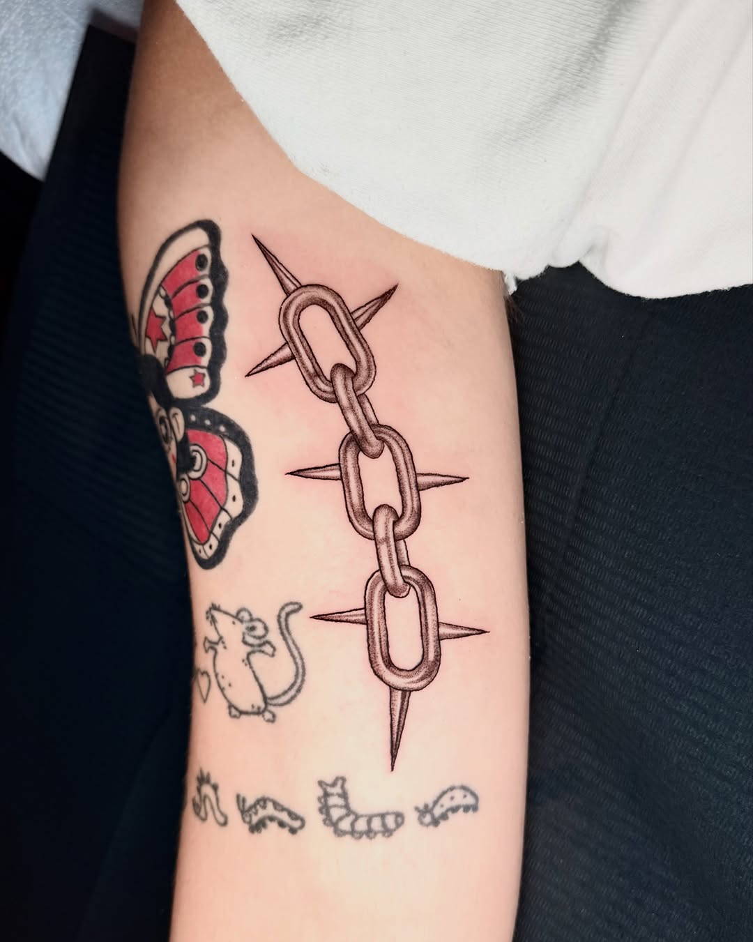 Tattoo by @miachristattoo — black_and_grey, chicano