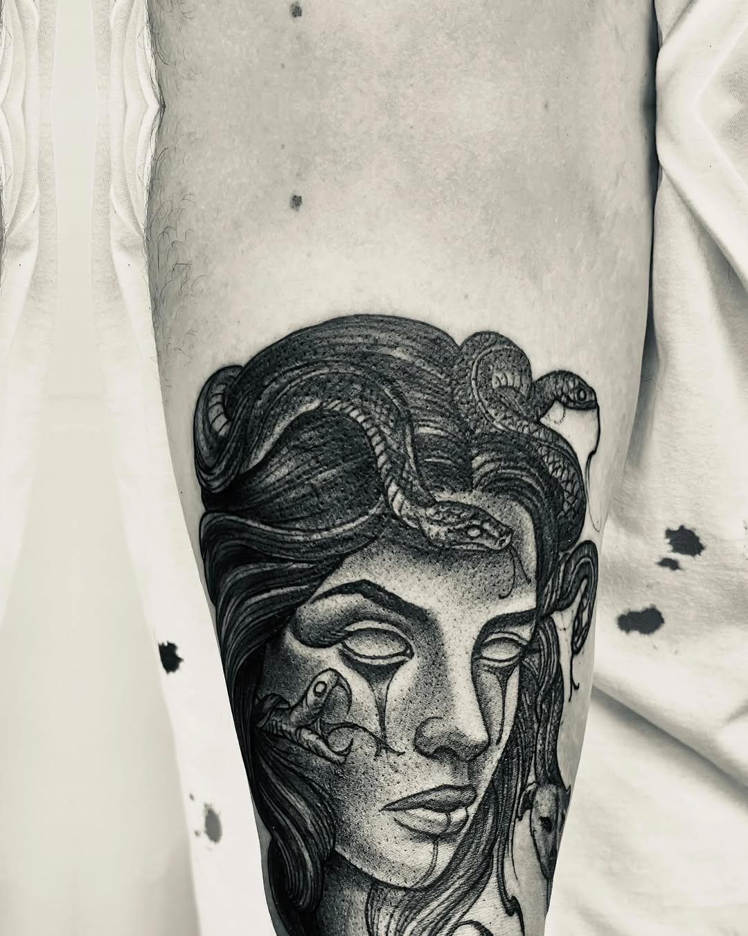 Tattoo by @wats.ongutkowski — black_and_grey, realism
